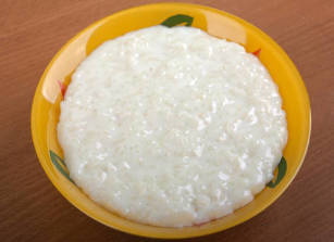 De la bouillie de riz