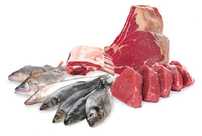 Viande et poisson pour le régime Ducan